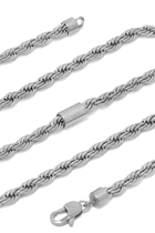 Logo Stainless Steel Chain Necklace